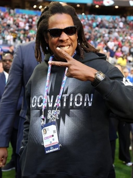 Super Bowl 2023 Jay-z Roc Nation Black Hoodie