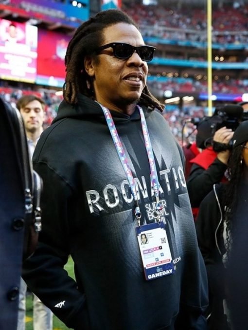 Super Bowl 2023 Jay-z Roc Nation Black Hoodie.