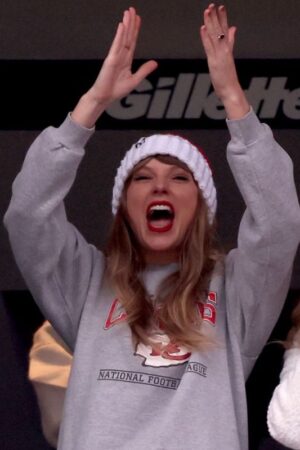 Taylor Swift Kansas City Chiefs Grey Sweatshirt