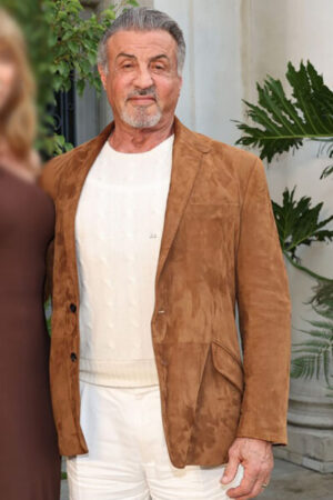 The Family Stallone Sylvester Stallone Brown Blazer