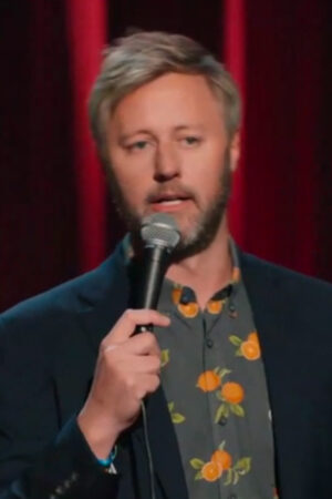 Tv Special Religion, Sex And A Few Things In Between 2024 Rory Scovel Black Blazer.