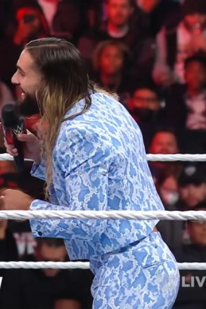 WWE RAW Seth Rollins Blue Suit