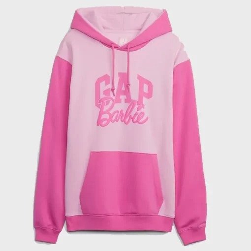 Womens-Gap-X-Barbie-Logo-Pink-Ho