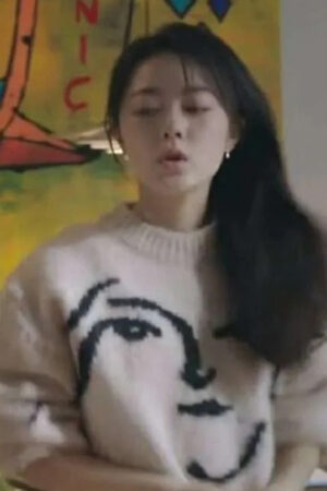 Yin Guo Tv Series Amidst A Snowstorm Of Love 2024 Jinmai Zhao White Pullover Sweater