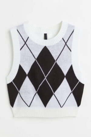 upgraded 2024 camila mendes argyle sweater vest