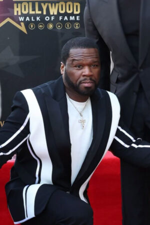 50 Cent Hollywood Walk Of Fame Black Blazer