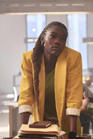 Allison Baloyi Film Heart Of The Hunter 2024 Wanda Banda Yellow Blazer