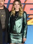 Ana De Armas Blade Runner 2049 Green Leather Jacket.