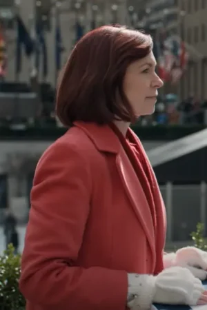Carrie Preston Elsbeth 2024 Tv Series Elsbeth Tascioni Red Wool Long Coat.