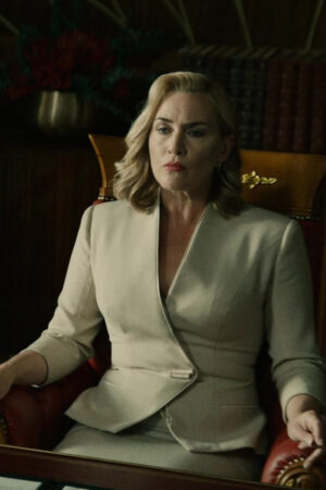 Chancellor Elena Vernham Series The Regime 2024 Kate Winslet Blazer