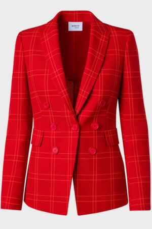 Elsbeth Tascioni Tv Series Elsbeth 2024 Carrie Preston Red Checkered Blazer.