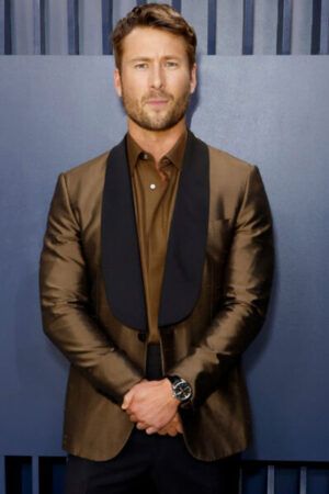 Glen Powell 30th Screen Actors Guild Awards Brown Blazer