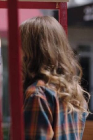 Jocelyn Hudon Tv Movie Romance With A Twist 2024 Luna’s Plaid Shirt.