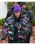 Justin Bieber Msftsrep Antigravity Hooded Puffer Jacket.