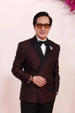 Ke Huy Quan Oscars Awards 2024 Brown Blazer