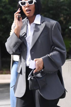 Kelly Rowland Country Club Gray Blazer