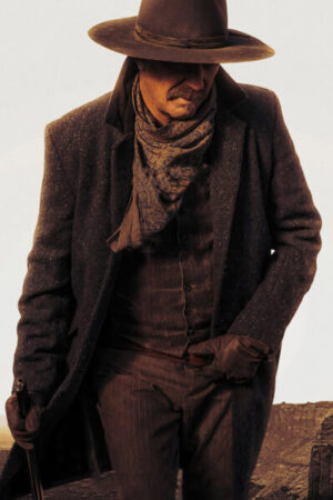 Kevin Costner Horizon Brown Coat