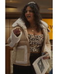 Lola Rahaii The Girls On The Bus 2024 Natasha Behnam Fur Trim Hooded Puffer Jacket