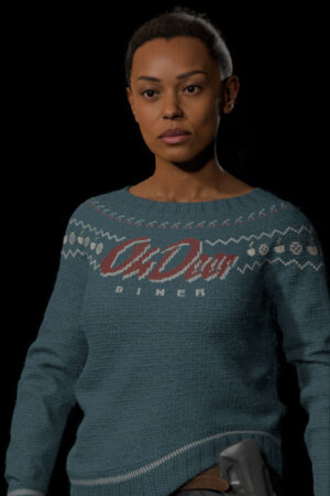 Melanie-Liburd-Alan-Wake-2-Saga-Anderson-Nordic-Sweater