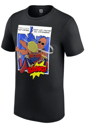 Men's-Black-The-Rock-Slap-T-Shirt