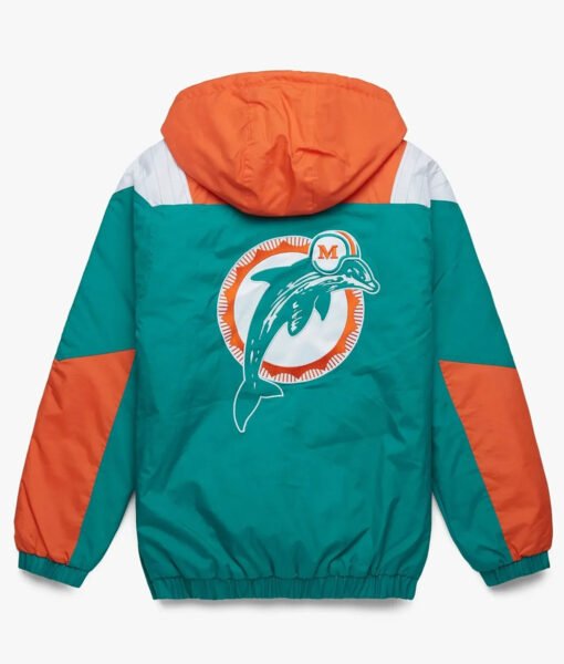 Miami Dolphins Green Hooded Jacket.