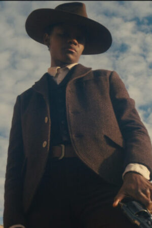 Movie Surrounded Letitia Wright Black Wool Blazer