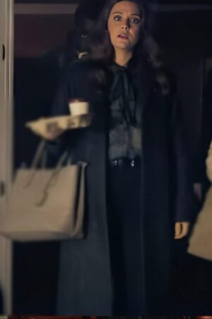 Romola Garai Movie Scoop 2024 Esme Wren Long Coat