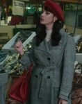 Susie Glass Tv Series The Gentlemen 2024 Kaya Scodelario Plaid Trench Coat