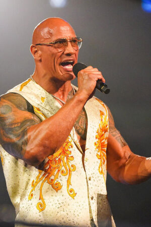 The Rock Concert Smackdown Versace White Vest