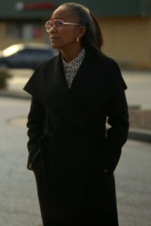 Sonja-Sohn-TV-Series-Will-Trent-2023-Amanda-Black-Coat
