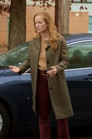 Erika-Christensen-Will-Trent-Season-1-Angie-Plaid-Coat