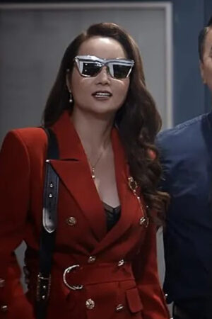 Yvonne Film A Fragile Flower 2024 Mai Thu Huyen Red Belted Coat