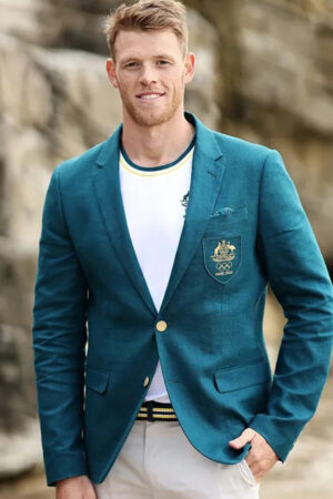 2024 Australian Olympic Team Green Uniform Blazer