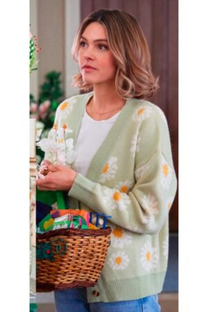 Amanda Film An Easter Bloom 2024 Aimee Teegarden Flower Cardigan.