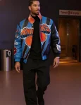 Amar'e Stoudemire NBA Team New York Knicks Leather Jacket