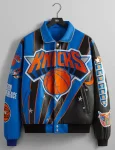 Amar'e Stoudemire NBA Team New York Knicks Leather Jacket.