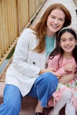 Amelia Film Branching Out 2024 Sarah Drew White Blazer.