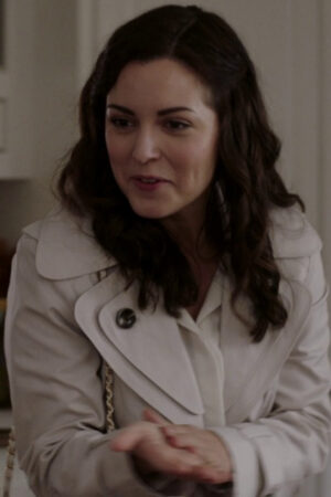 Brooke Baxter-west Series The Baxters 2024 Emily Peterson Hooded Trench Coat