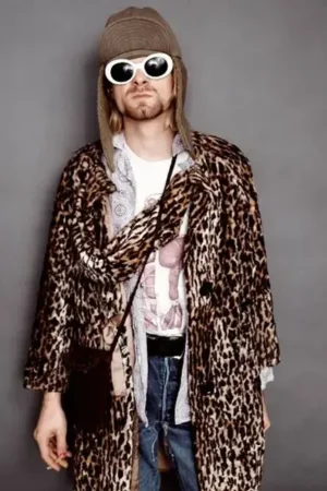 Buy Kurt Cobain 90’s Leopard Print Coat