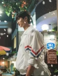 Byeon Woo-seok Lovely Runner 2024 Tv Series Ryoo Seon-jae Half Zip Pullover Jacket
