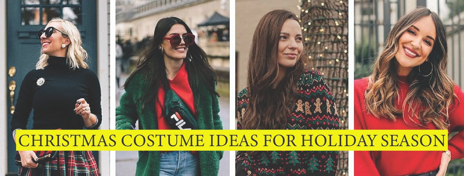 Festive Fashion: Christmas Costume Ideas for the Holiday Season from Celebrity jackets