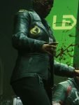 Debra Wilson Suicide Squad Kill The Justice League Amanda Waller Black Leather Jacket .