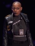 Debra Wilson Suicide Squad Kill The Justice League Amanda Waller Black Leather Jacket