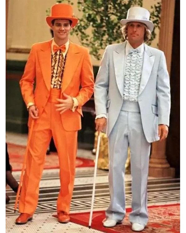 Dumb-and-Dumber-80’s-Tuxedo-Costumes-california-outfits