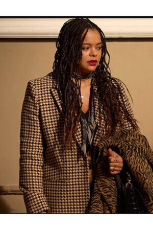Eddie Tv Series Big Mood 2024 Lydia West Houndstooth Blazer.