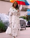 Heidi Klum America’s Got Talent Ultra Chic White Trench Coat