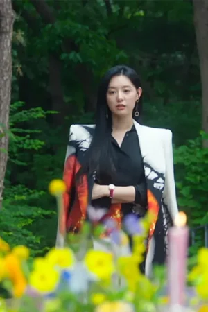 Hong Hae-in Queen Of Tears 2024 Tv Series Kim Ji-won Multicolor Coat.