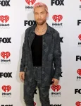 Iheartradio Music Awards 2024 Lance Bass Grey Suede Suit