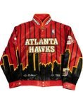 Jeff Hamilton X Atlanta Hawks Vegan Jacket
