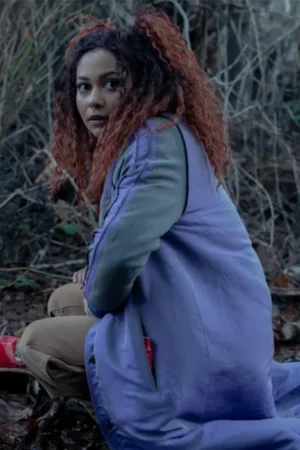 Kassius Nelson Dead Boy Detectives 2024 Crystal Palace Purple Trench Coat.